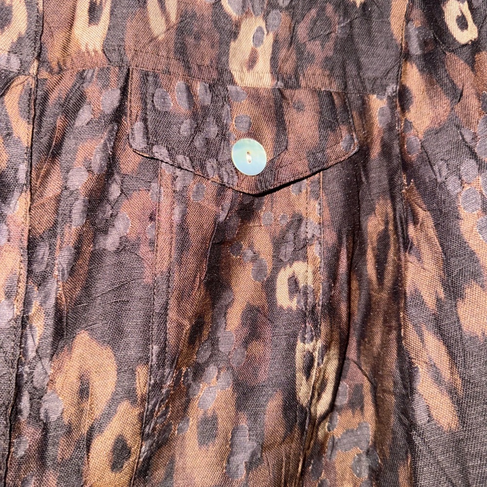 Ruby Rd. Brown & Black Leopard-Print Crop Jacket - Picture 3 of 8